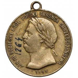 Medaile, 200. výročí reliéfu Vídně