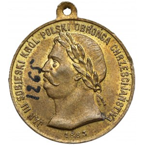Medaile, 200. výročí reliéfu Vídně