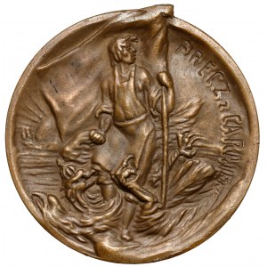 Medal, PRECZ Z CARATEM / Rewolucya w Polsce 1904-1905