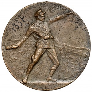 Medal nagrodowy, Rzut granatem