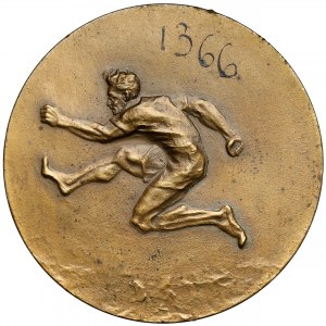Award medal, long jump, Nagalski