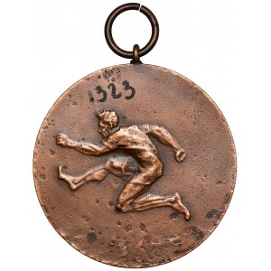 Award medal, Long jump, Nagalski, copper (?)