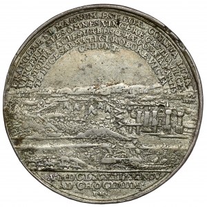 Jan III Sobieski, Medal 1673, Chocim - późniejszy odlew