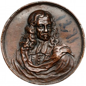 Medal Gdańsk 1687 - Jan Heweliusz (Höhn) - kopia galwaniczna