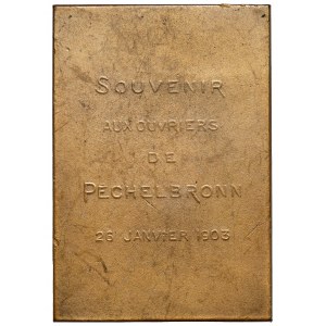 France, Plaque 1903 - Anna de Chambrier