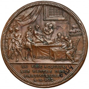 Francúzsko, medaila - Generosite des Dames Romaines A.R.360