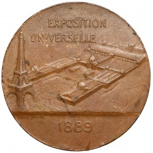 Frankreich, Medaille 1889 - Weltausstellung (Exposition Universelle)