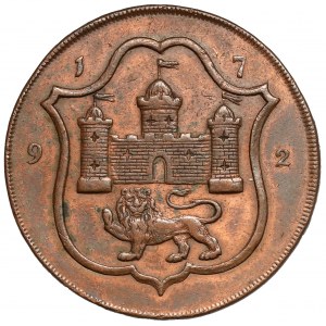 Anglie, Norfolk, Jeton / 1/2 penny 1792