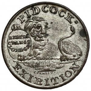 Anglicko, Jeton / 1/2 penny ~1790 - Pidcock Exibition
