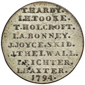 Anglie, Jeton / 1/2 penny 1794 - Erskine a Erskine &amp; Gibbs