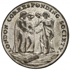 Anglie, Jeton / 1/2 penny 1795 - London Corresponding Society