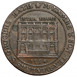 England, Somersetshire, Jeton / 1/2 Penny 1794 - India House