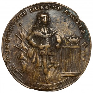 Anglicko, medaila ND - vojvoda z Argylu a Robert Walpole