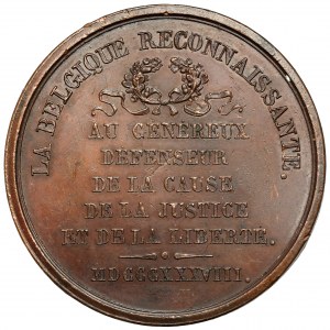 Belgue, Medal 1838 - La Belgique Reconnaissante