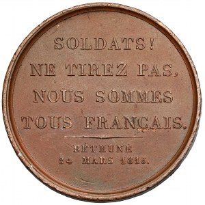 France, Charles of Bourbon, Medal 1815 - Duke of Berry