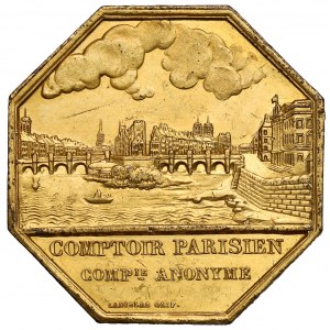 Francie, medaile 1843 - Assurances Maritimes
