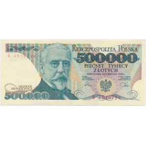500,000 zloty 1990 - B