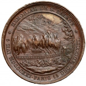 France, Napoleon, Medal 1840 - Memorial de Ste. Helene