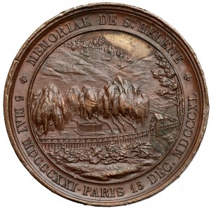 Frankreich, Napoleon, Medaille 1840 - Memorial de Ste. Helene