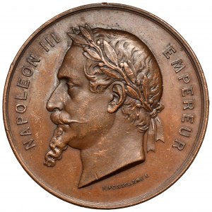 Francúzsko, Napoleon III, medaila 1867 - Exposistion Universelle / Orgelbrandt