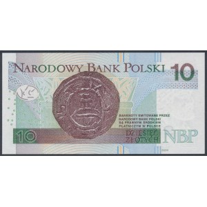 10 PLN 2016 BY - 0123210 - radar number in consecutive arrangement