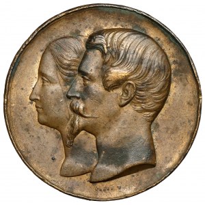 Frankreich, Napoleon III, ND-Medaille - Aux Villes de France
