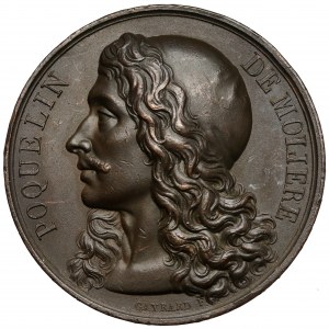 Francúzsko, kópia medaily z roku 1816 - Pouqelin de Moliere