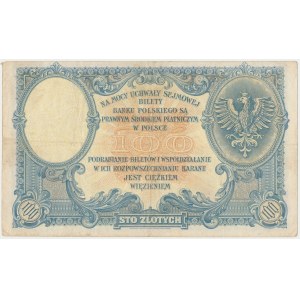 100 zlotých 1919