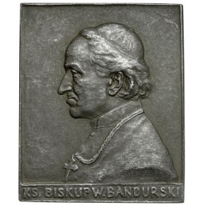 Plakieta (60x50) Ks. Biskup W. Bandurski 1919 - b.rzadka, Chudziński