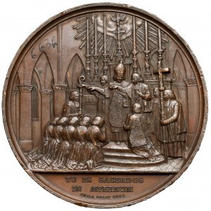 Frankreich, Medaille 1844 - In Memoriam Suscepti Presbyteratus