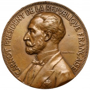 France, Medal 1889 - Carnot President de la Republique Francaise