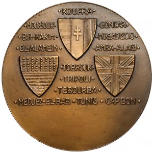 Frankreich, Medaille - Les Allemands et les Italiens Chassés d'Afrique 1943