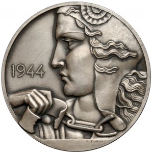 Frankreich, Medaille 1944 - P. Turin