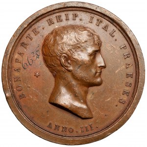Frankreich, Napoleon, Medaille - Dvx. Tvtvs. Ab. Insidiis. / Anno III