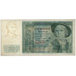 London, 50 Zloty 1939 - A 000000 - Wasserzeichen wie bei 10 Zloty