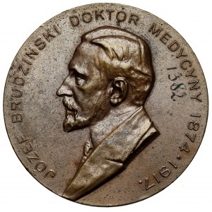 Medal, Józef Brudziński - Uniwersytet Warszawski 1917 - rzadki