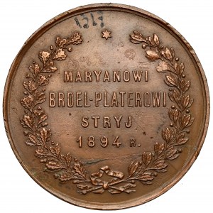Medaille, Maryan Broel-Plater 1894 - selten