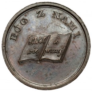 Medaile, BŮH S NÁMI - 100. výročí prvního dělení Polska, 1872