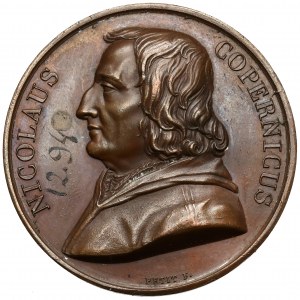 Medaille, Nicolaus Kopernikus 1818