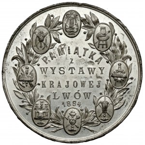 Medaila, suvenír z Národnej výstavy Ľvov 1894