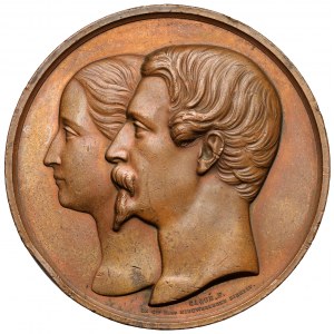 France, Napoleon III, Medal 1853 - Maries à Notre-Dame