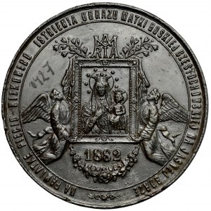 Medal, Pięć wieków obrazu Matki Boskiej Częstochowskiej na Jasnej Górze 1882