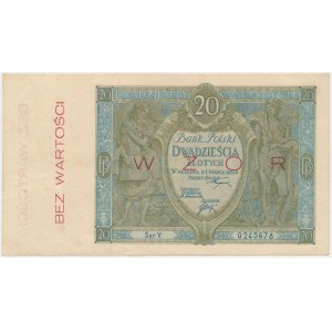 20 zlotých 1926 - MODEL - Ser.V