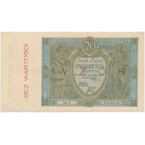 20 zloty 1926 - MODEL - Ser.V