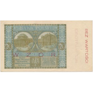 20 złotych 1926 - WZÓR - Ser.V