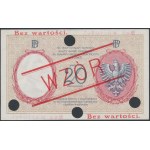 20 złotych 1919 - WZÓR - A.12 - wysoki nadruk, perforacja