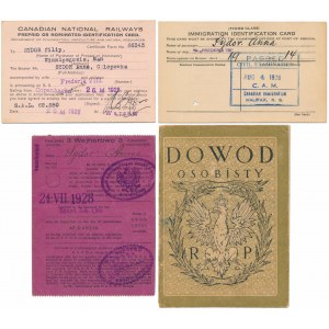 Staré dokumenty z roku 1928 (4ks)