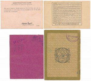 Stare dokumenty z 1928 roku (4szt)