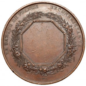 France, Medal - La Banque de France Reconnoissante