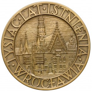 Medal, One thousand years of Wroclaw 1960
